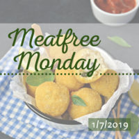 Mozarella and Basil Arancini MeatfreeMonday1July