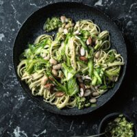 Pasta with asparagus
