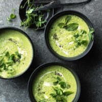 pea and mint soup