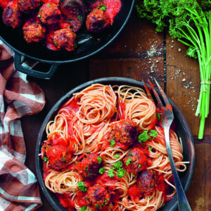 Spaghetti aux boulettes