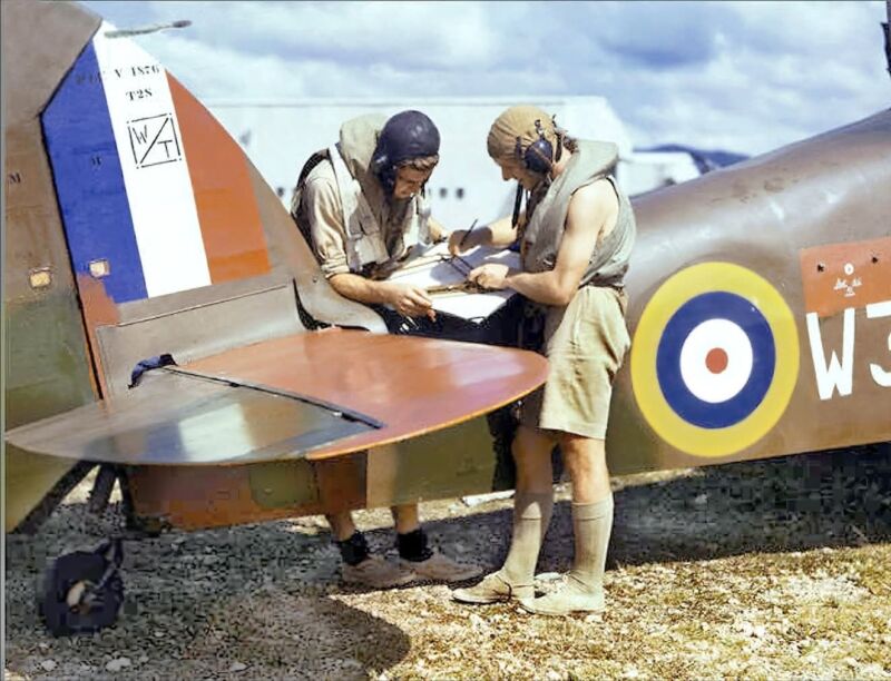 Image for the Tweet beginning: This 'colourised' image is said